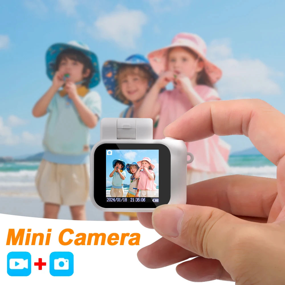 Portable Camera HD1080P CMOS With LCD Screen Flash Lamp
