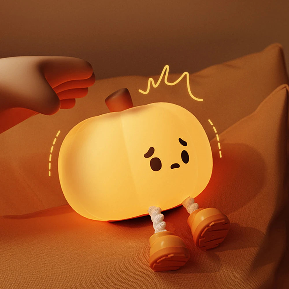 Cute Pumpkin  Lamp USB Rechargeable