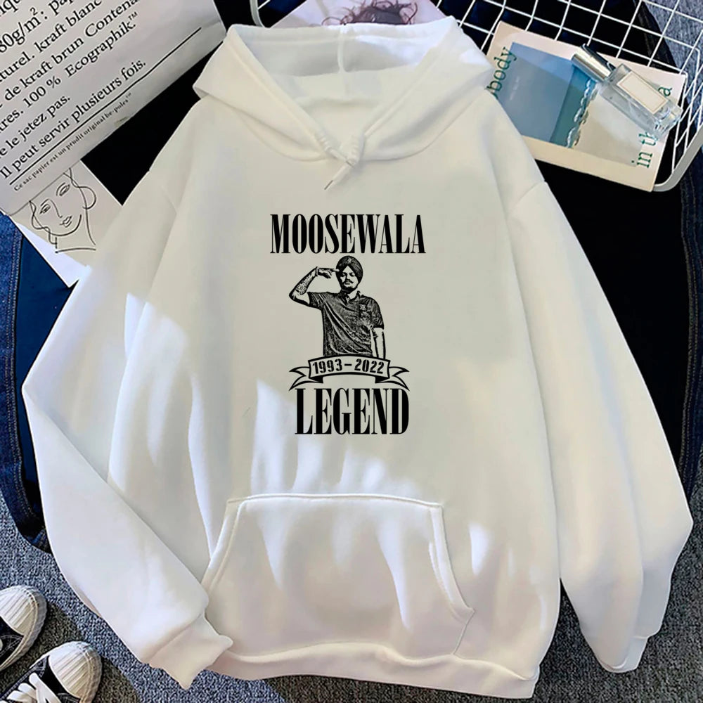 Sidhu Moosewala hoodies women harajuku streetwear sweater sweatshirts female graphic Hooded Shirt