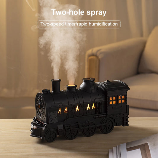 1***Train Shape Air Humidifier Purifier Aroma Diffuser